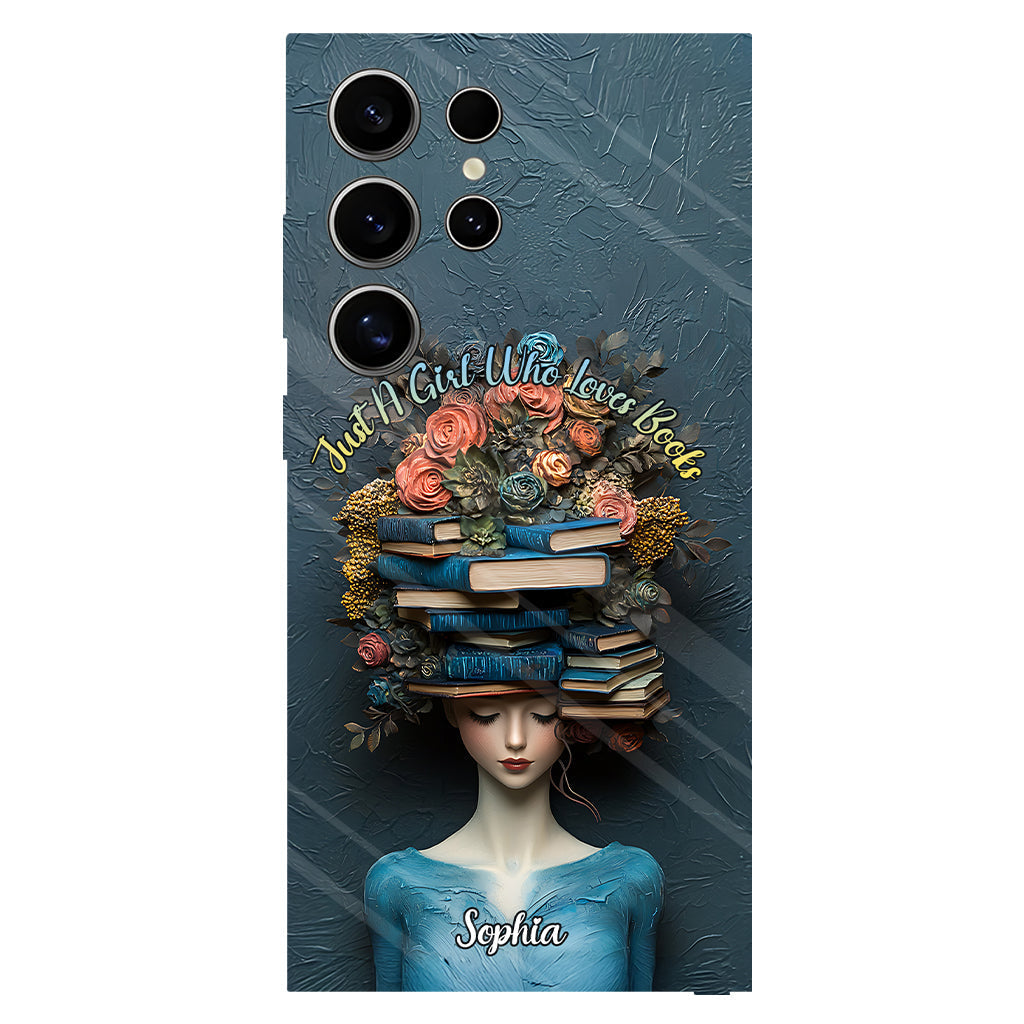 Just A Girl Who Loves Books - Personalized Book Full Print Phone Case
