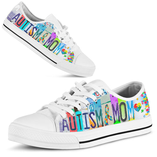 Autism Mom Autism Awareness Low Top Shoes 0622
