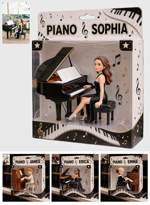 Any Photo Love Piano - Personalized Piano Acrylic Display Box