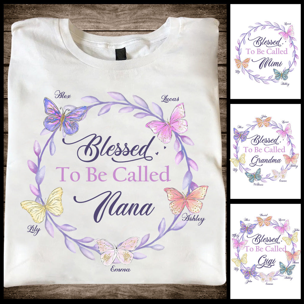 Blessed To Be Called - Personalized Grandma T-shirt and Hoodie