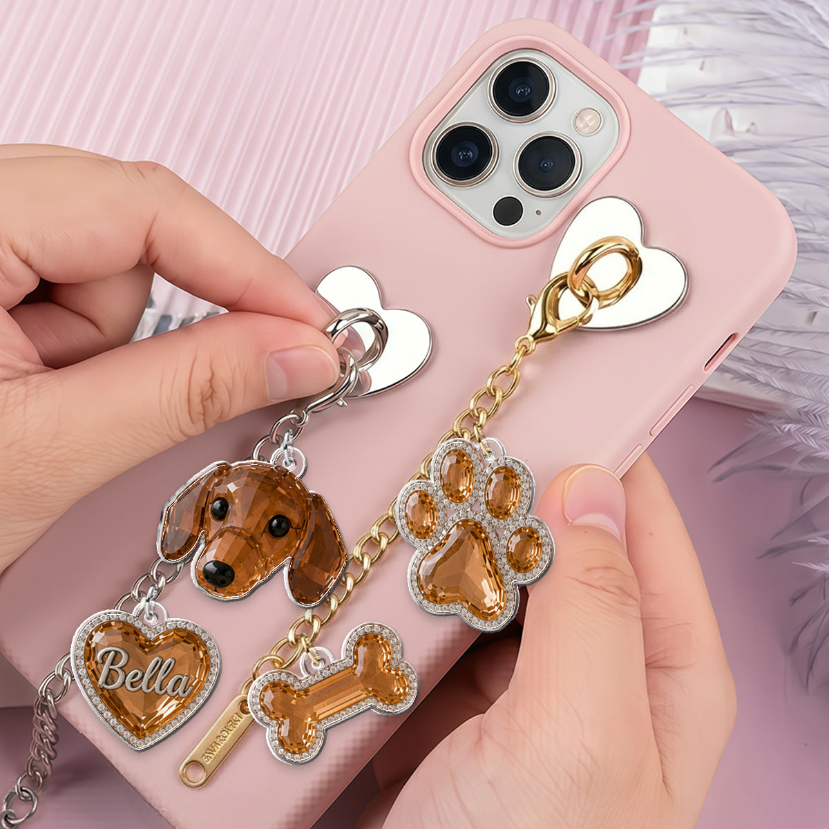 Custom Any Photo Fur Babies - Personalized Dog Dangling Charms