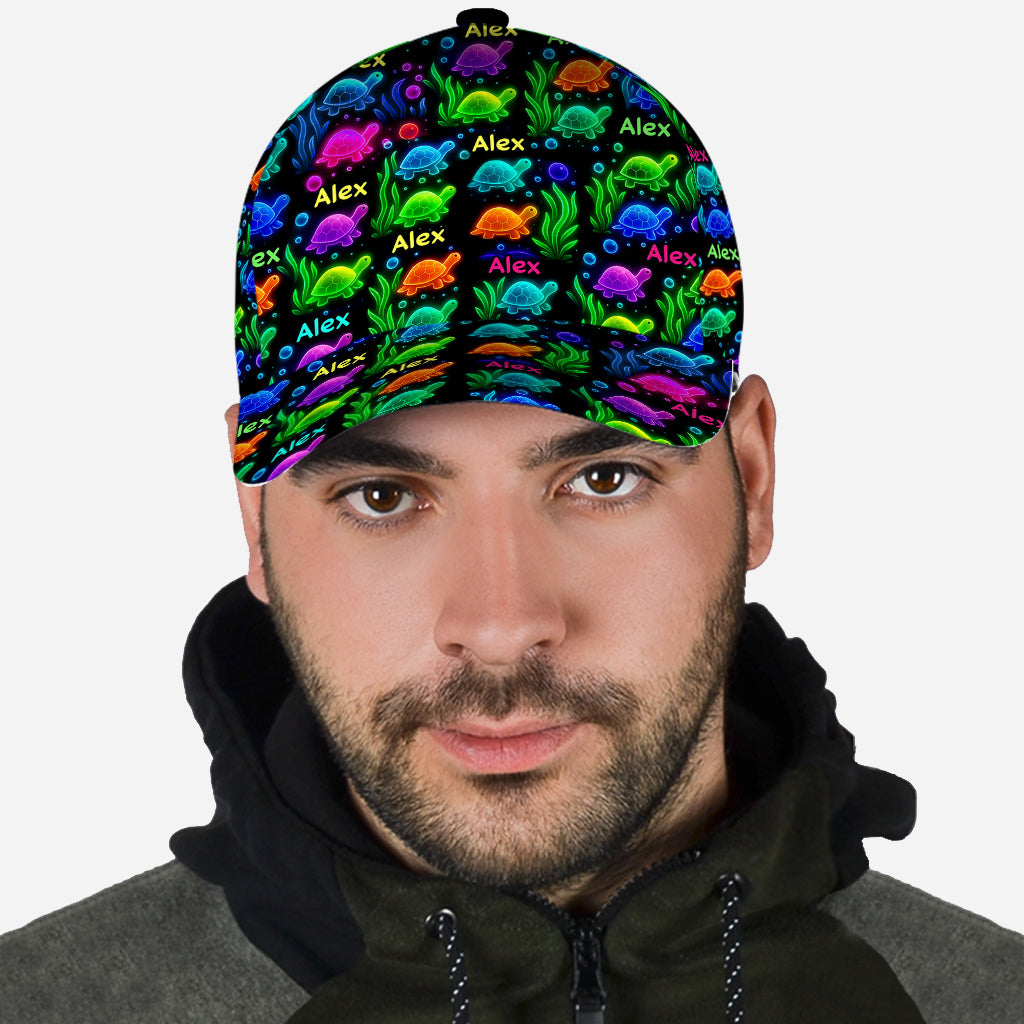 Glowing Sea Creatures - Personalized Sea Lover Classic Cap