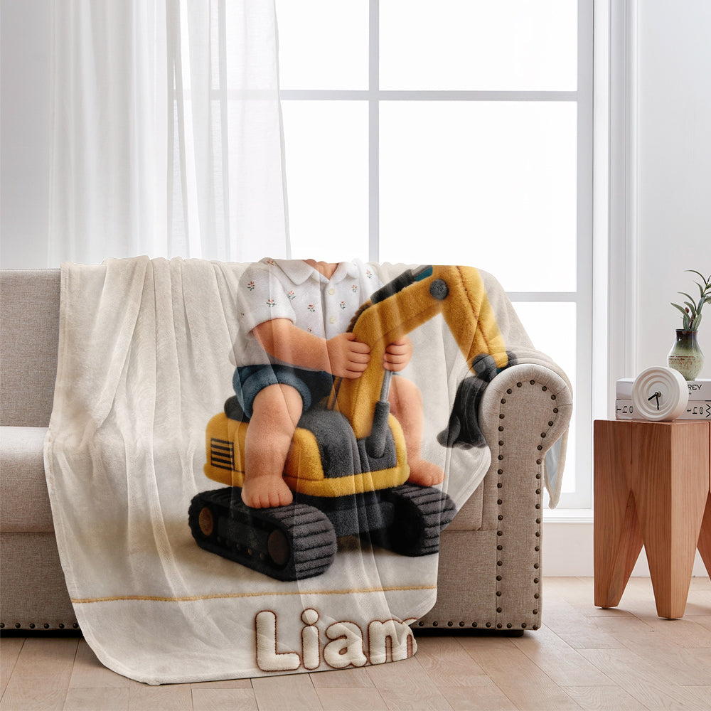 Any Photo, Any Animal Or Vehicle - Personalized Kid Blanket