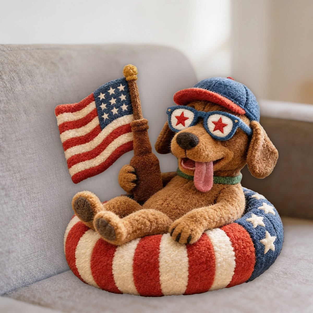 Gift for Pet Lovers - Personalized Dog Premium Faux Fur Pillow