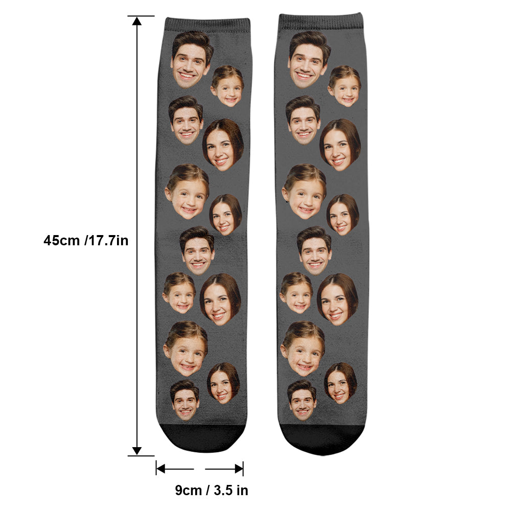 Custom Face - Personalized Family Socks