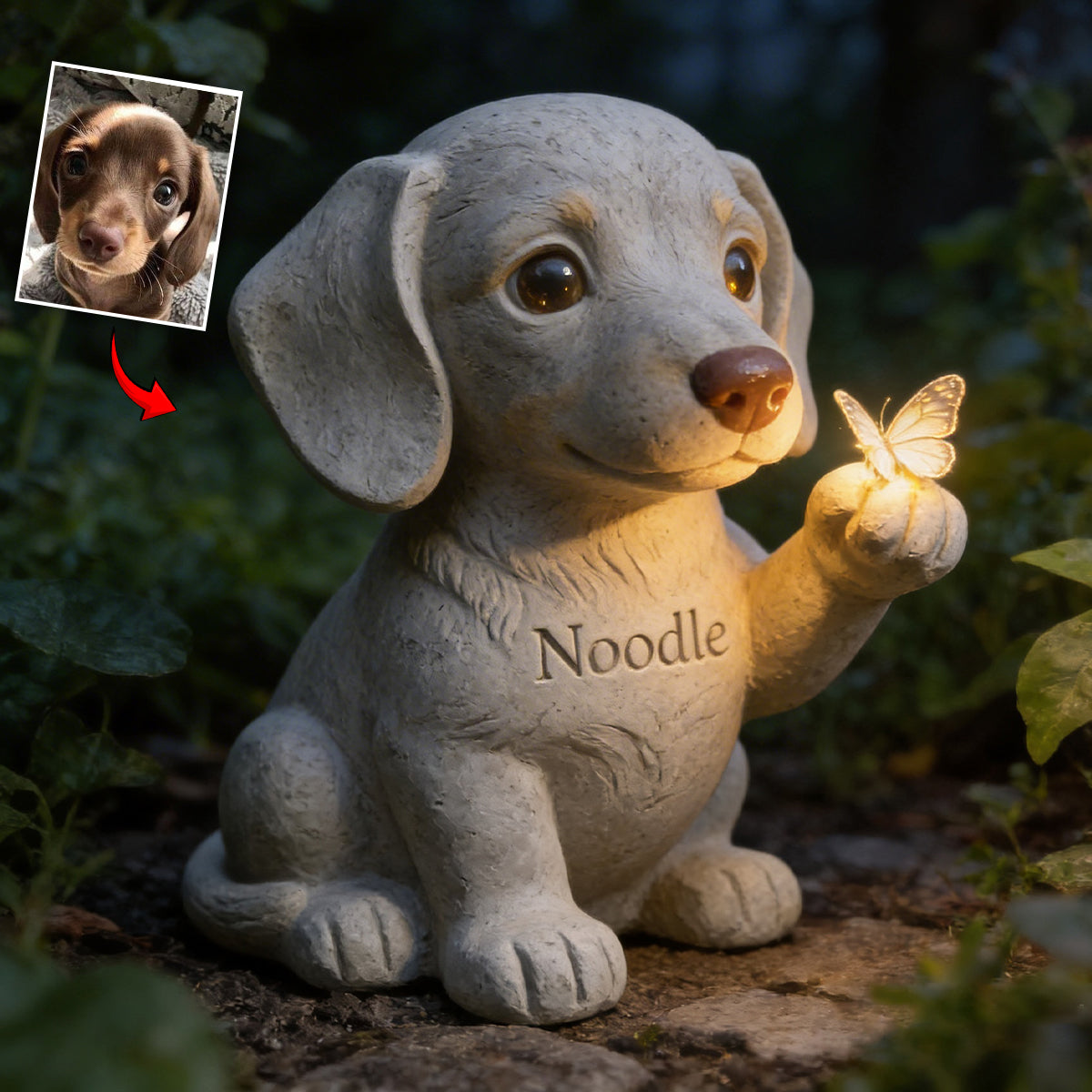 Custom Any Photo - Personalized Dog Acrylic Garden Sign/ Acrylic Plaque Sign