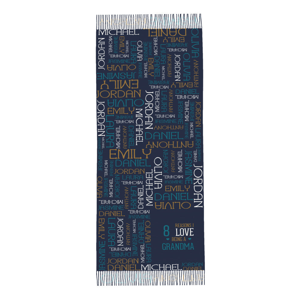 Custom Name Scarf
