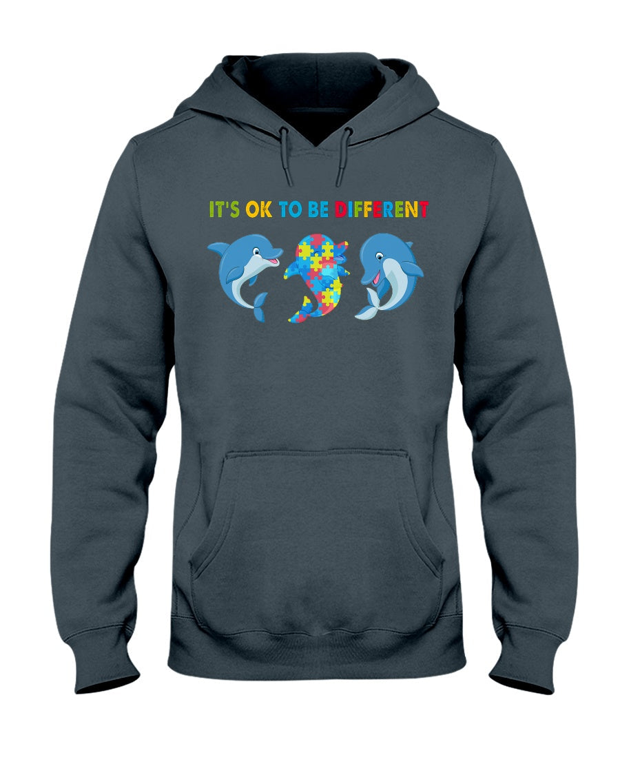 Autism It's Ok To Be Different - Autism Awareness T-shirt and Hoodie 0921