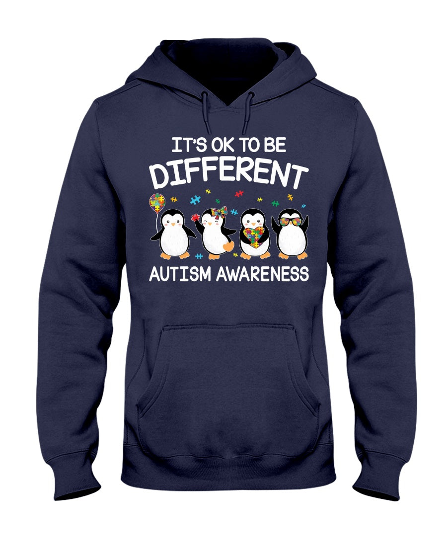 It's Ok To Be Different - Autism Awareness T-shirt and Hoodie 0921