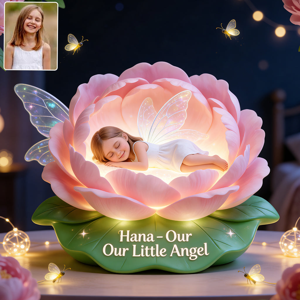 Gift for Your Little Angel - Personalized Kid Acrylic LED Night Light