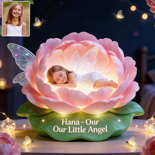 Gift for Your Little Angel - Personalized Kid Acrylic LED Night Light