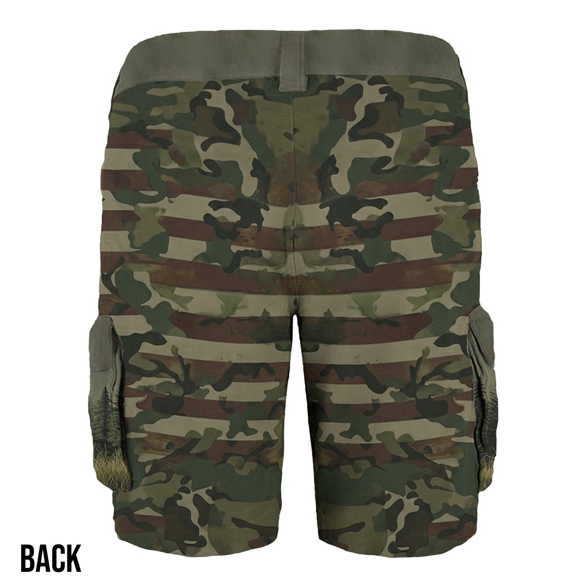 American Gobbler Hunter - Personalized Hunting Cargo Shorts With Belt