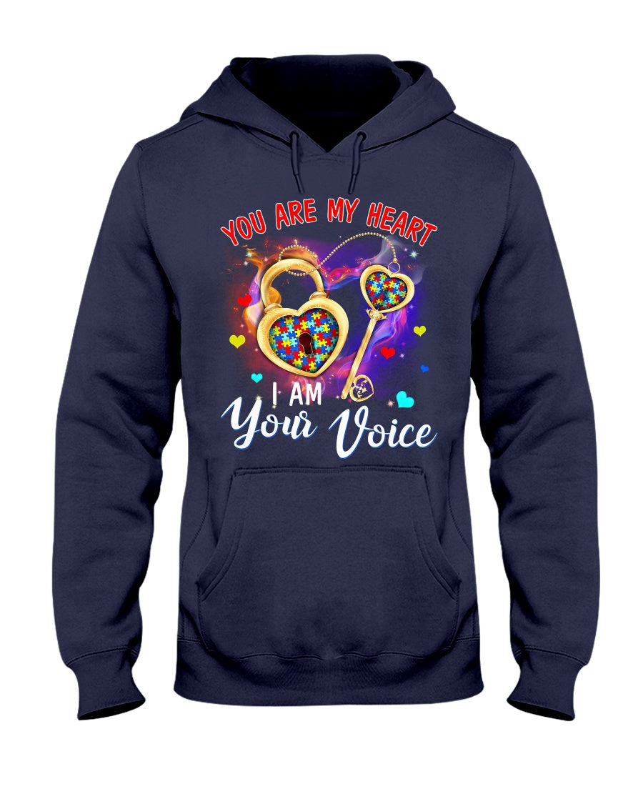 Autism I'm Your Voice You Are My Heart - Autism Awareness T-shirt and Hoodie 0921