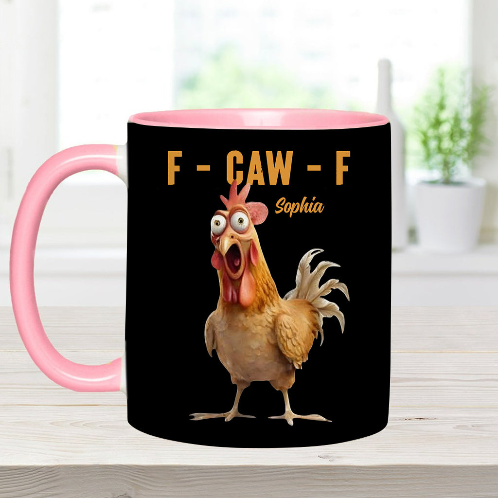 F-Claw - Personalized Chicken Accent Mug