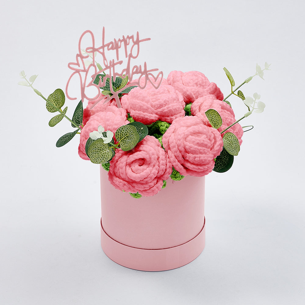 Congratulations Graduate - Personalized Graduation Crochet Flowers Graduation Gift Box