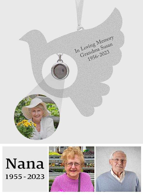 I'm Always Be With You - Personalized Memorial Projection Ornament