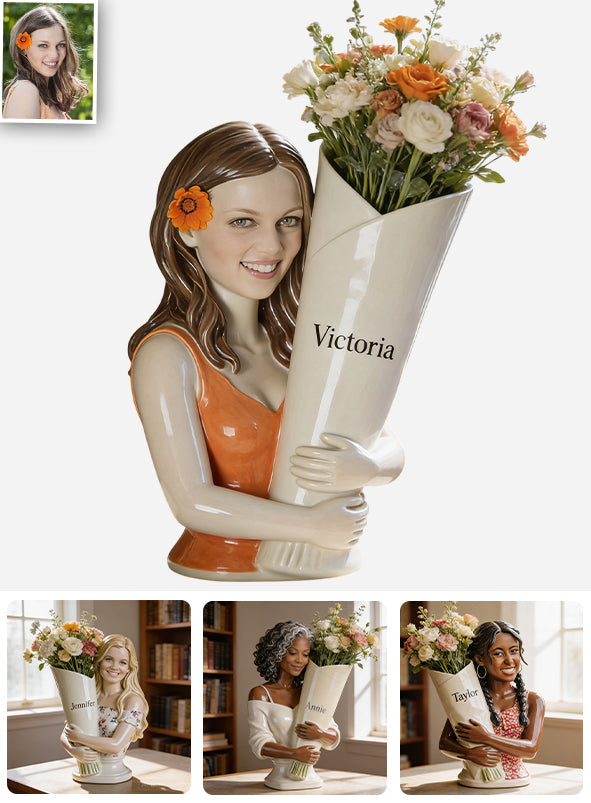 Bloom for Yourself - Personalized Self Love Acrylic Flower Vase