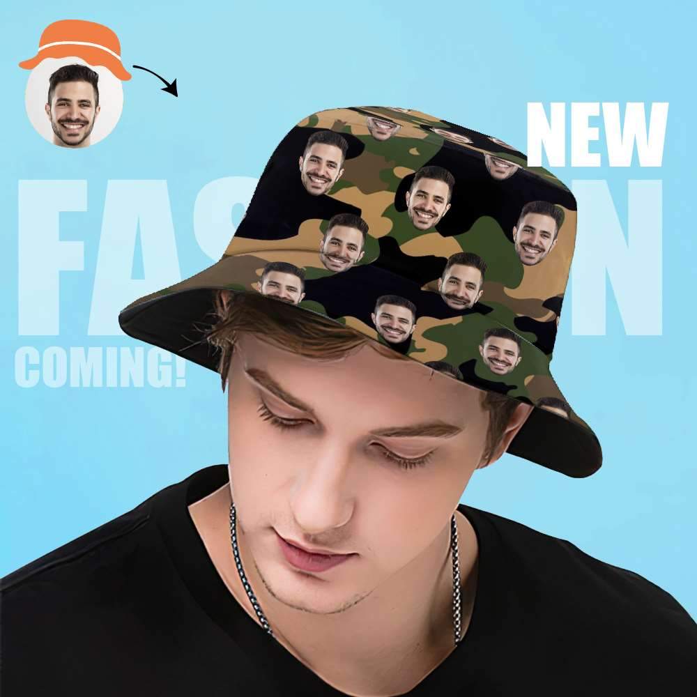 Custom Face Bucket Hat - Personalized Hat