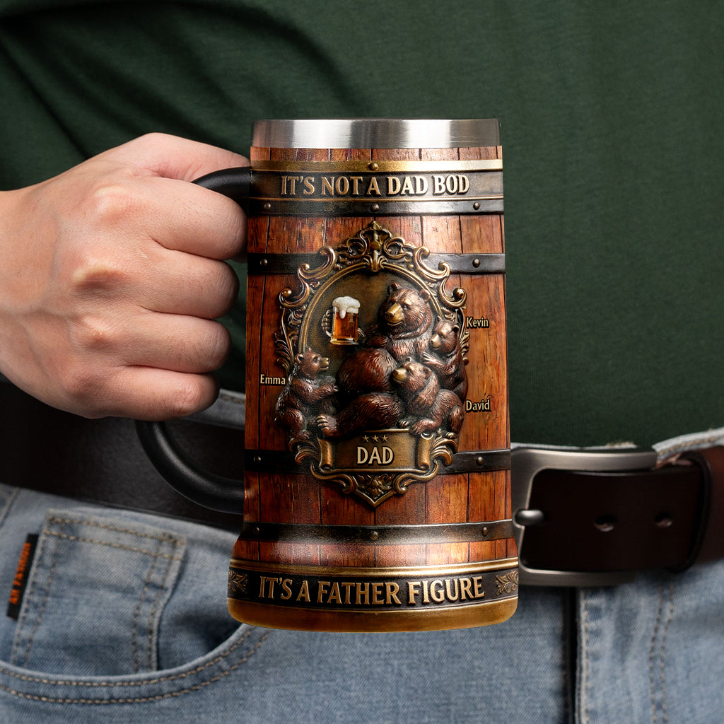 It's Not A Dad Bob - Personalized Father Beer Stein