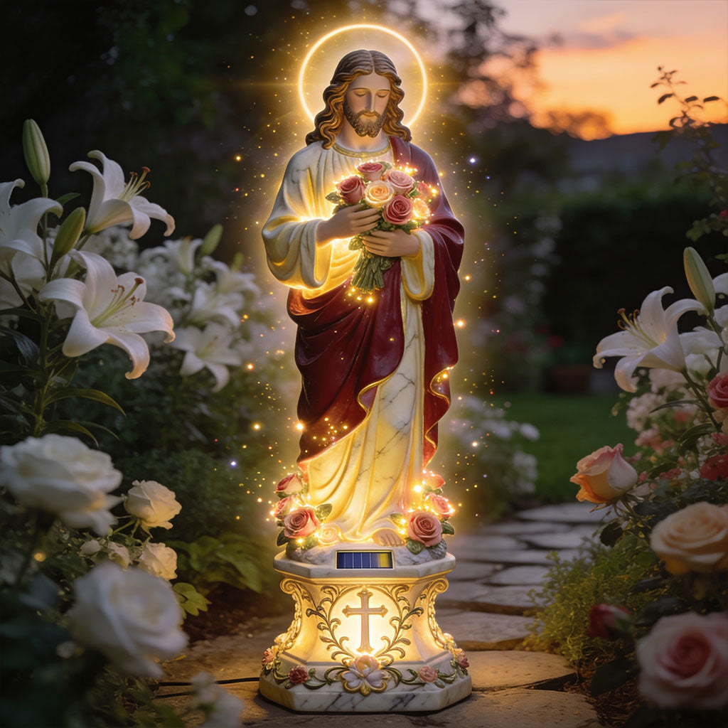Heavenly Blessings Solar Garden Lights - Personalized Christian Solar Acrylic Light