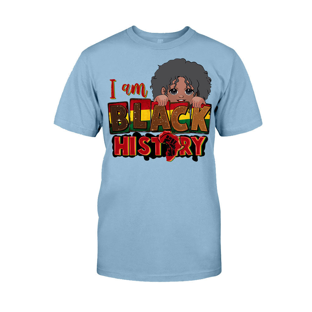 I Am Black History - Personalized African American T-shirt And Hoodie