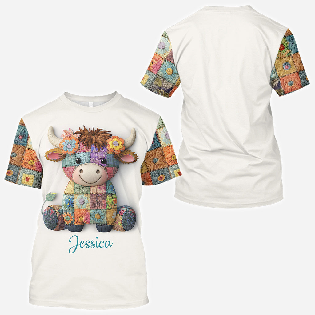 Just A Girl Who Loves Highland Cows - Personalized Highland Cow All Over Shirt