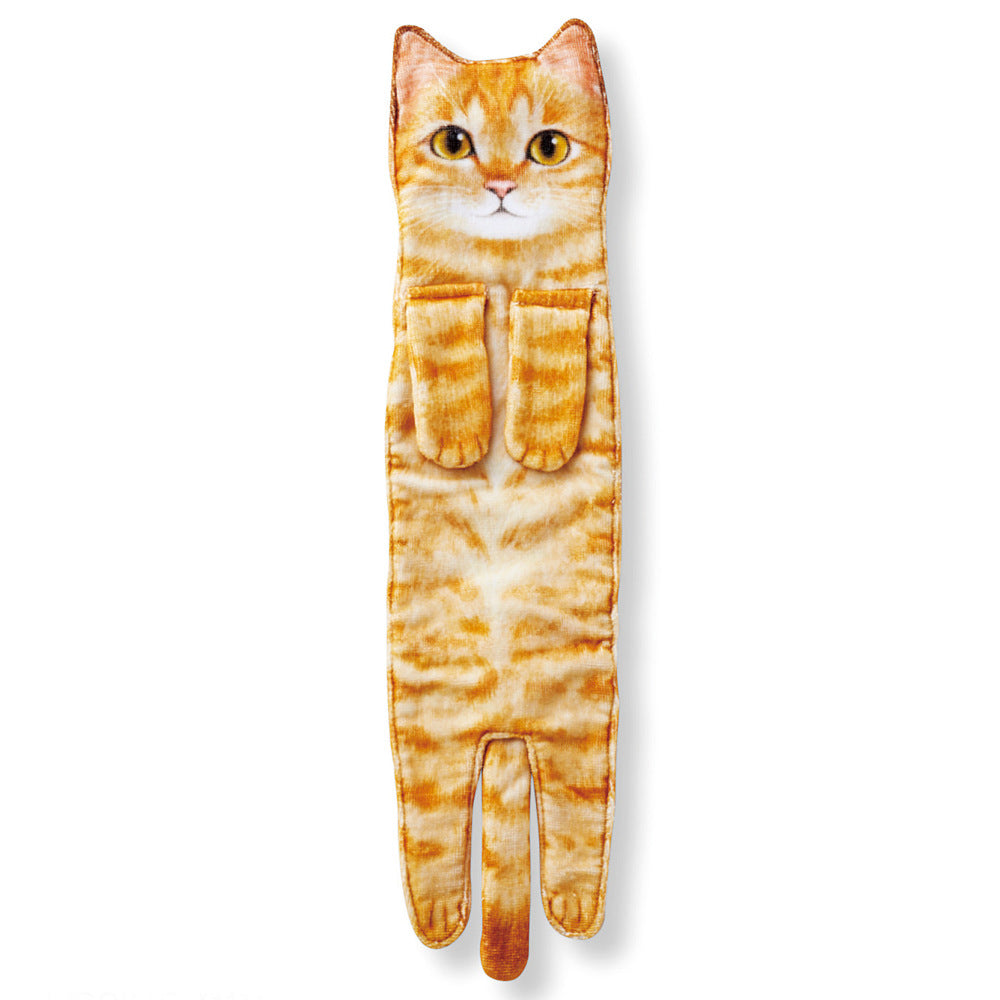 Funny Cat - Personalized Cute Cat Decor Hanging Towel
