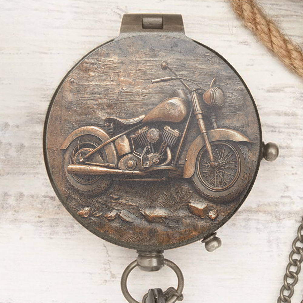 Enjoy The Ride - Personalized Biker Compass