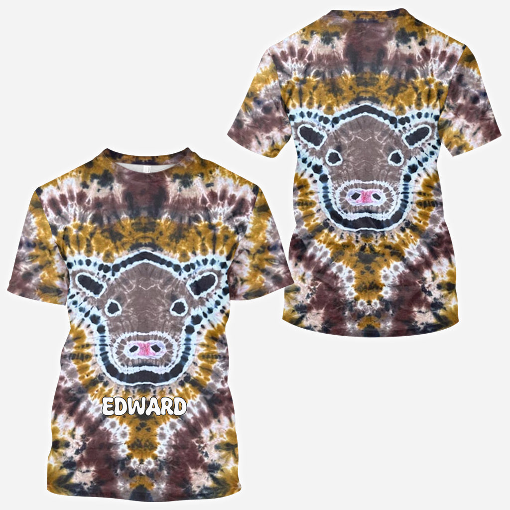 Colorful Cow - Personalized Cow All Over Shirt