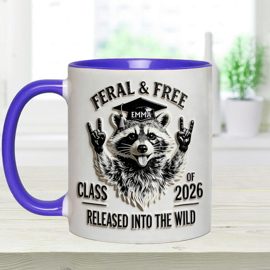 Funny Graduation Gifts - Personalized Graduation Accent Mug