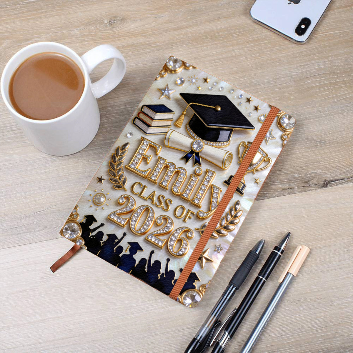 Class Of 2026 - Personalized Graduation Leather Journal