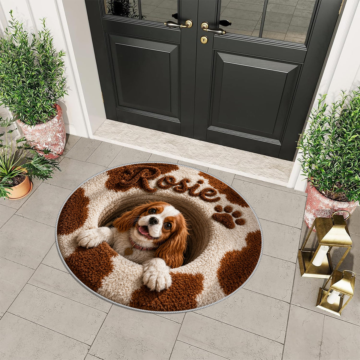 Beautiful Pet - Personalized Dog Non-Slip Tufted Rug