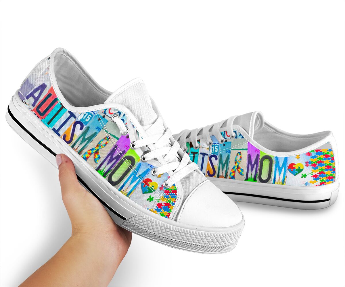 Autism Mom Autism Awareness Low Top Shoes 0622