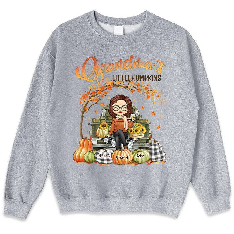 Fall Season Gift for Grandma Personalized T-shirt Sweatshirt Hoodie