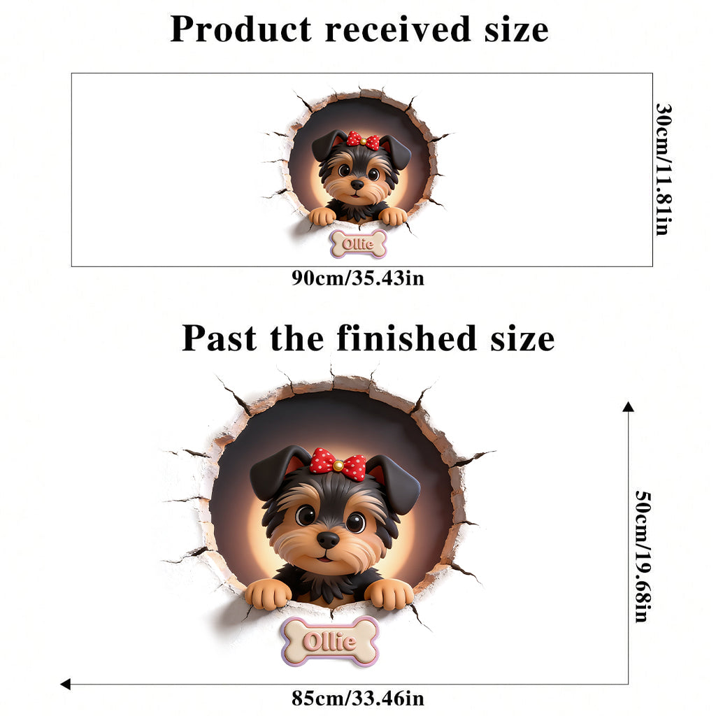 Custom Any Photo - Personalized Dog Wall Decal