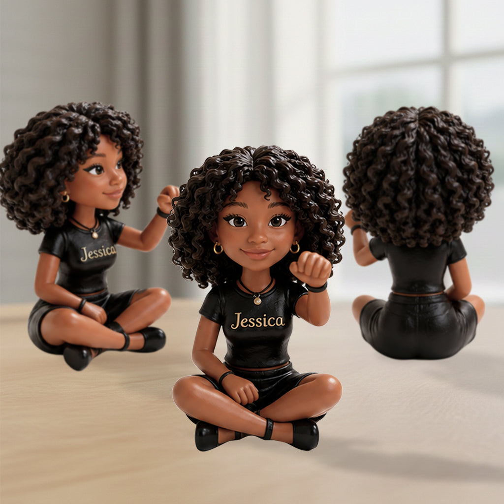 Cat Mom Dad Keepsake - Personalized Cat Premium 3D Figurine