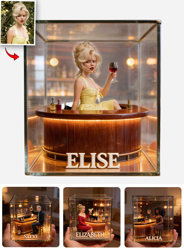 Custom Any Photo & Beverage - Personalized Whisky Custom Shaped Acrylic Plaque