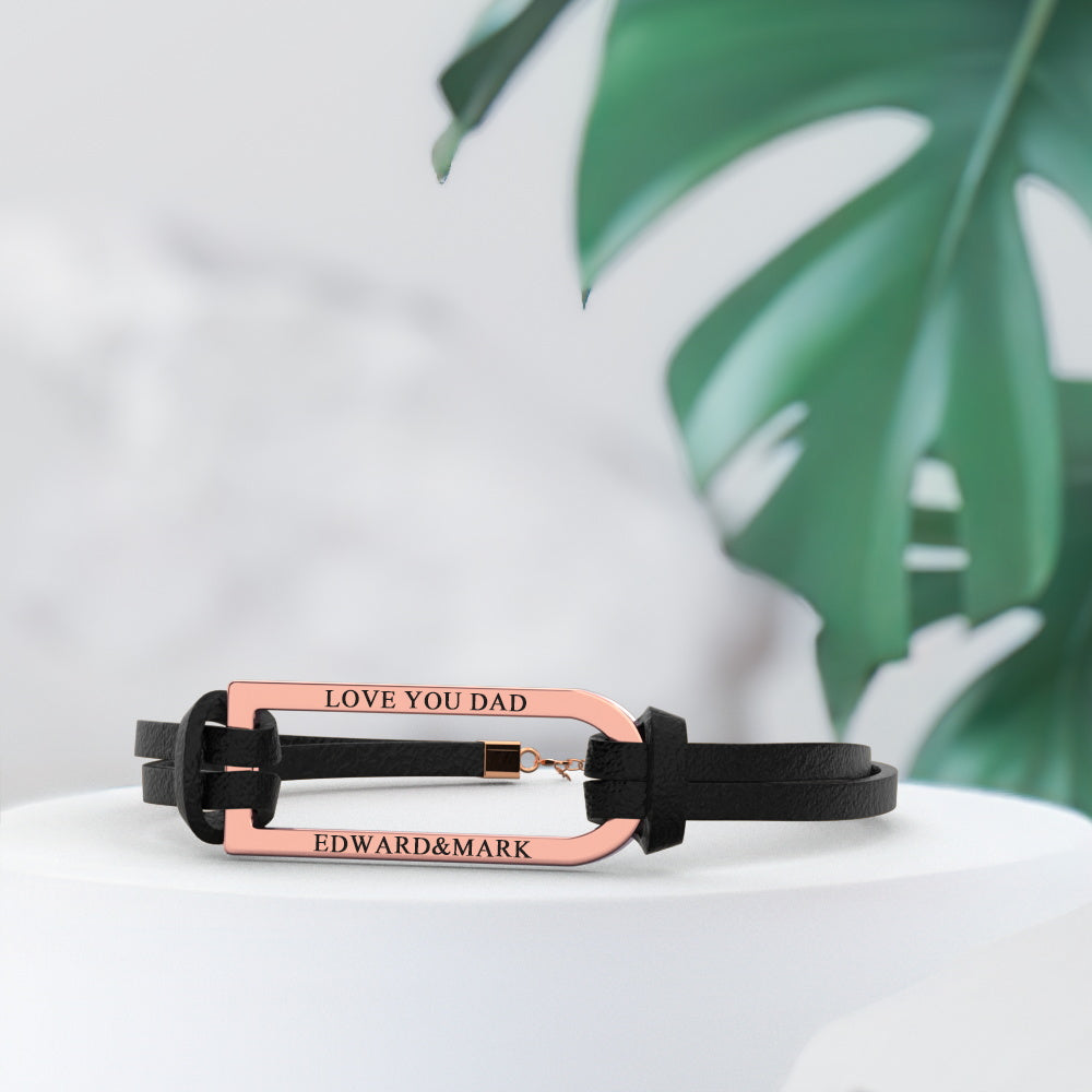 Any Text - Personalized Engraved Bracelet for Lover
