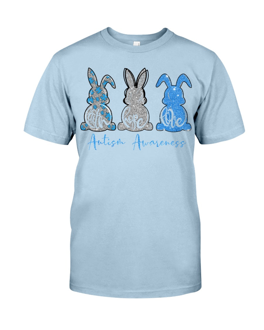 Faith Hope Love - Autism Awareness T-shirt and Hoodie 0520