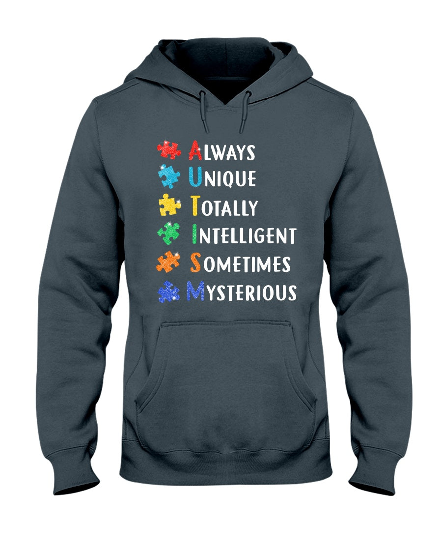 Autism Always Unique - Autism Awareness T-shirt and Hoodie 0921