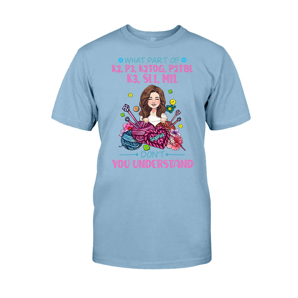 Don't You Understand - Personalized Knitting T-shirt And Hoodie