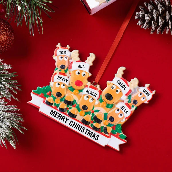 Any Family Name - Personalized Family Gift Ornament