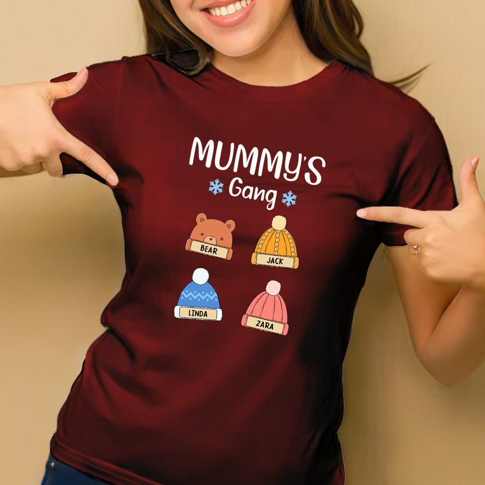 Custom Family Design T-shirt – Personalize with Your Family’s Names for a Thoughtful Gift, Great for Family Events or as a Holiday Keepsake