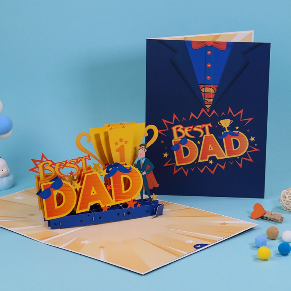 Best Dad Ever - Father 3D Card