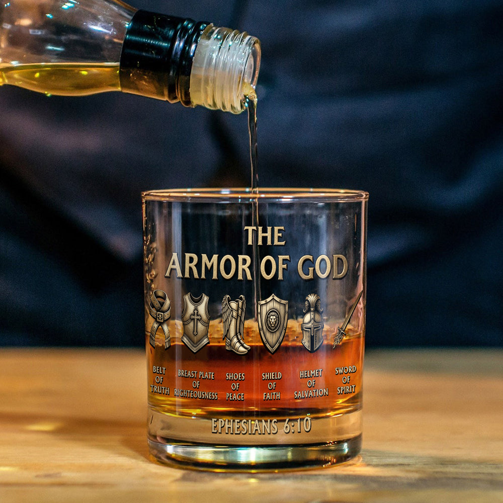 Amor Of God - Personalized Christian Whiskey Glass