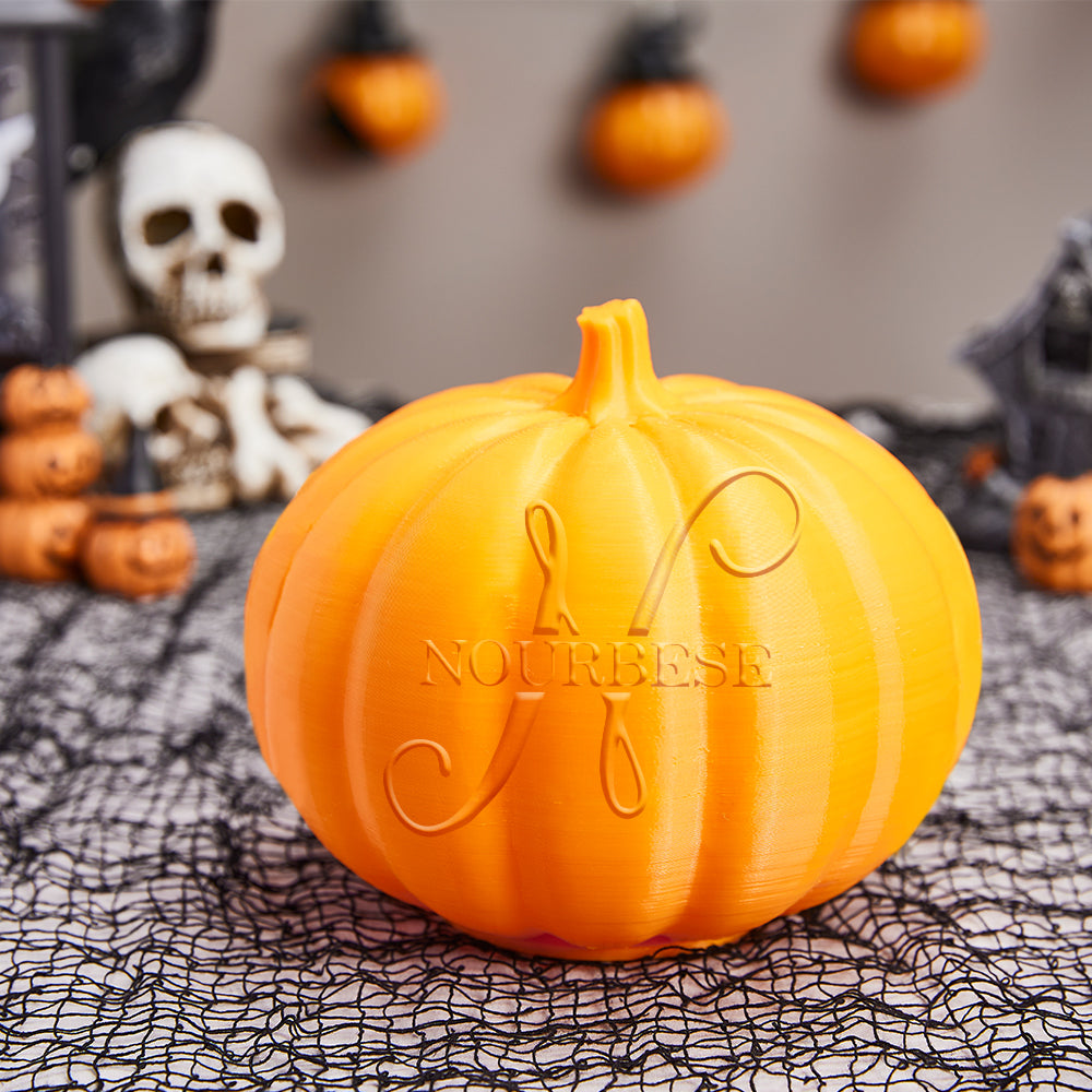 Any Name Pumpkin - Personalized Halloween Photo Crystal Plaque