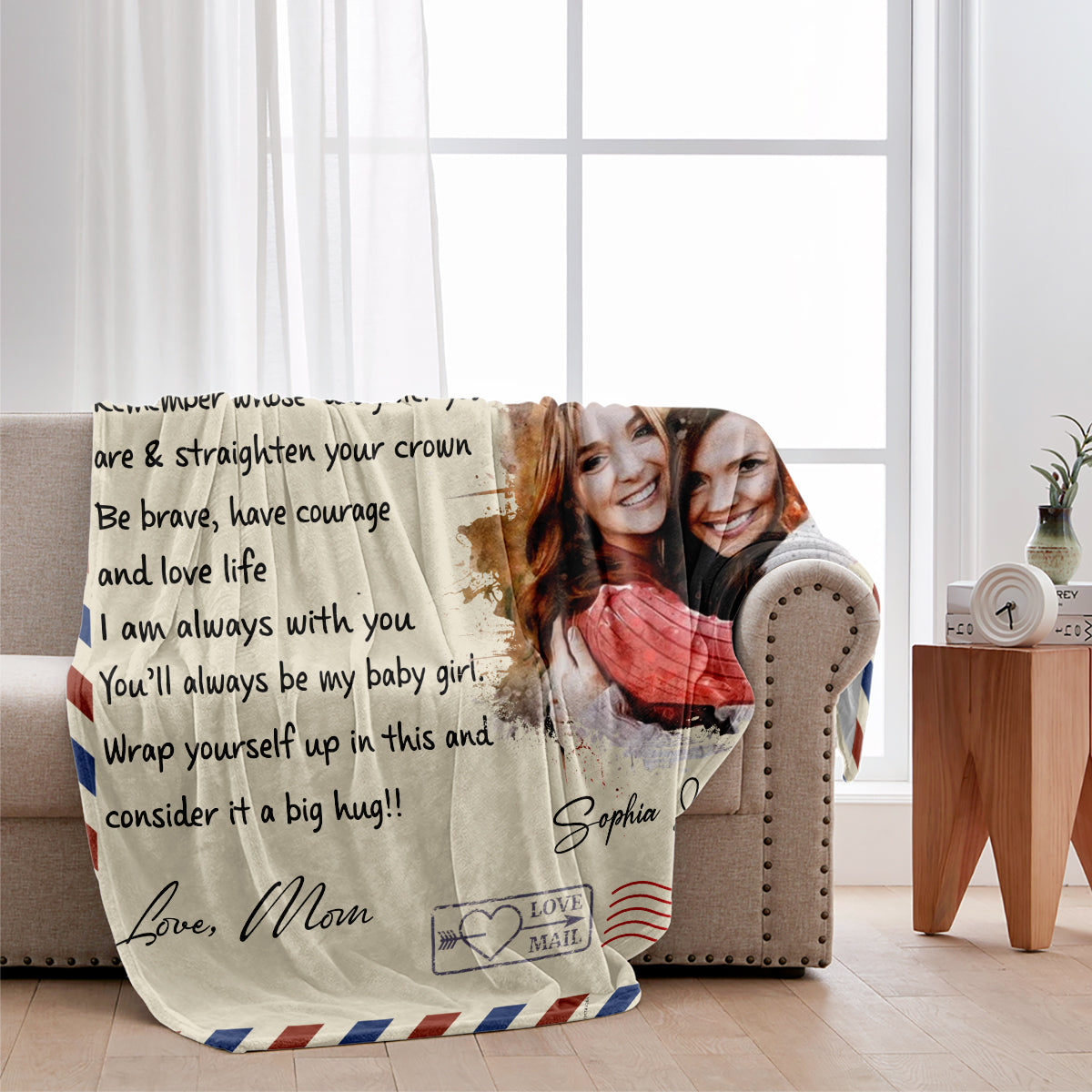 I Am Always With You - Personalized Daughter Blanket