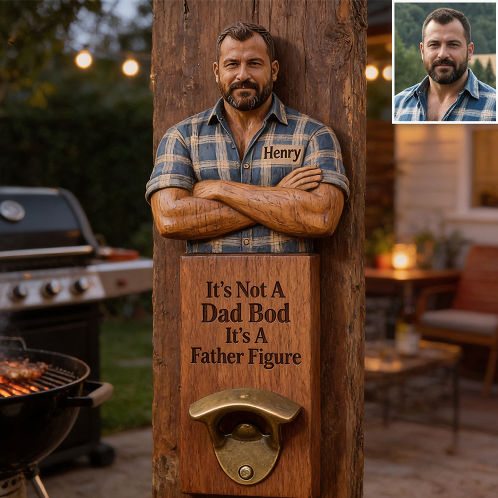 Beer Zone - Personalized Father Wall Bottle Opener