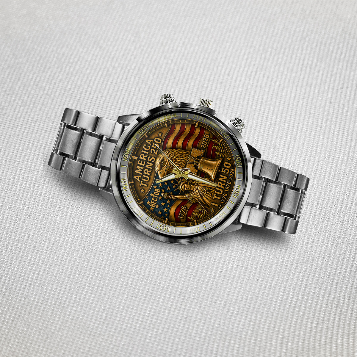 250 Anniversary - Personalized Birthday Hand Watch