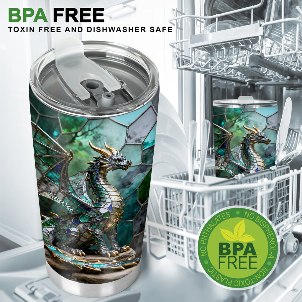 Lord Of The Skies - Personalized Dragon Tumbler